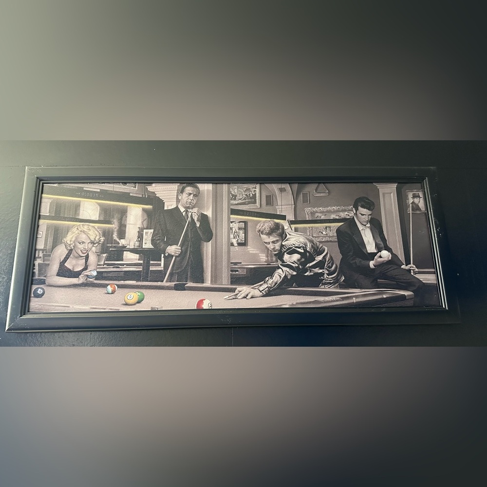 Large Black and White Framed Print